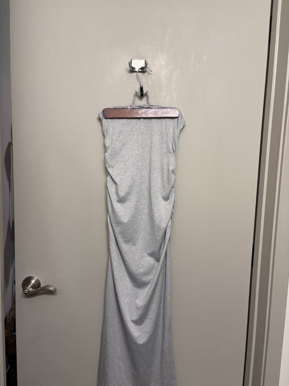 Gray Tube Dress - Picture 2 of 4